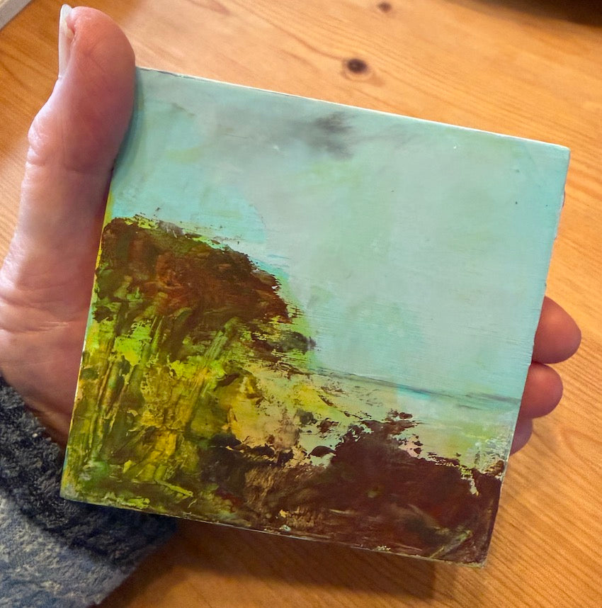 Turquoise Skies Portugal - Maggie Cochran Art