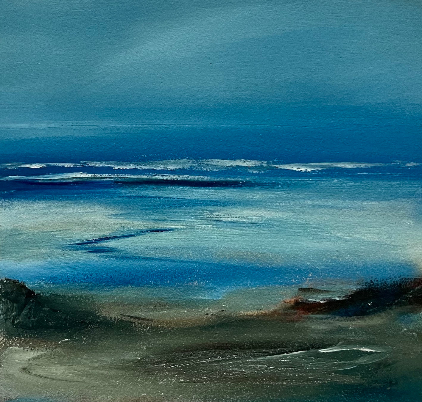 As the Waves Roll In - Maggie Cochran Art