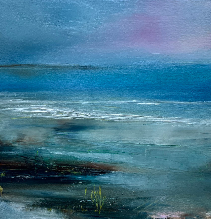 Pink Glows the Sky - Maggie Cochran Art