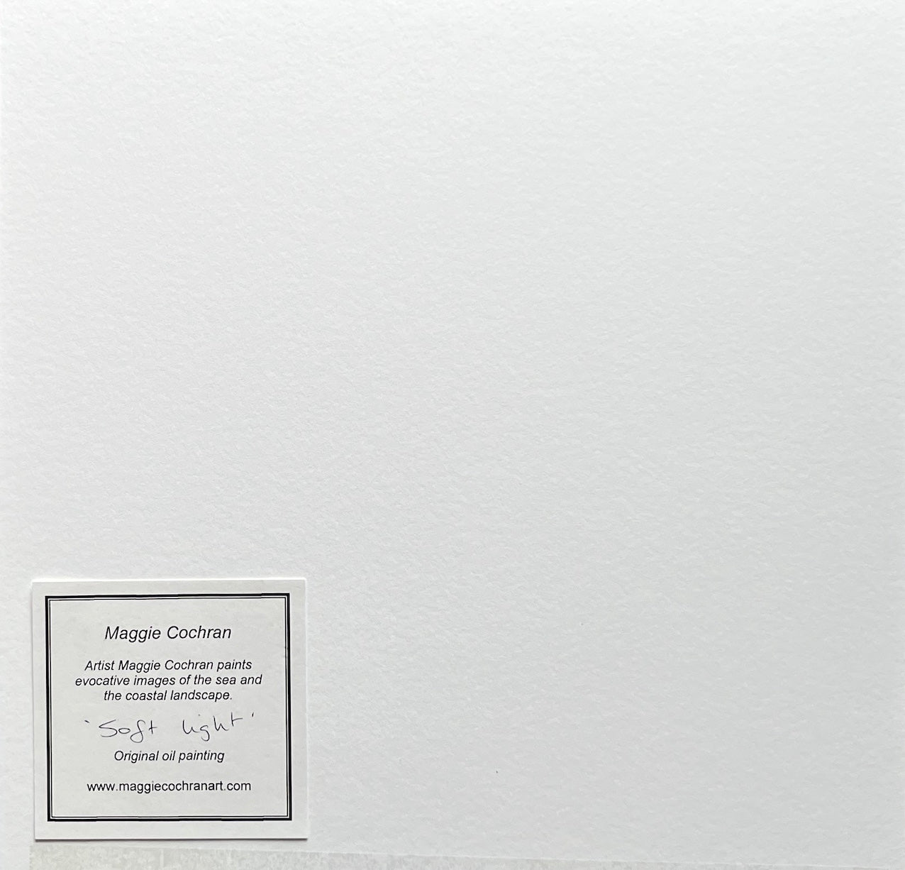 Soft Light - Maggie Cochran Art