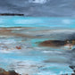 winter coastal landscape with grey skies and turquoise seas