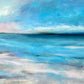 tranquil pastel seascape original painting by artist Maggie Cochran